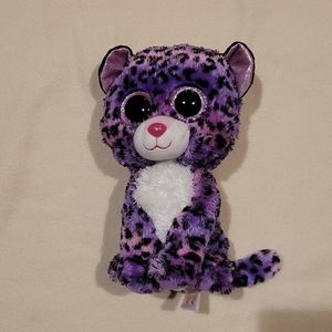 TY 'Jewel' purple cat